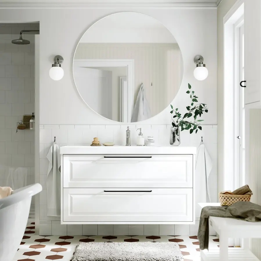 Тумба для раковины - TÄNNFORSEN / TАNNFORSEN IKEA/ ТАННФОРСЕН ИКЕА, 120х63 см, белый