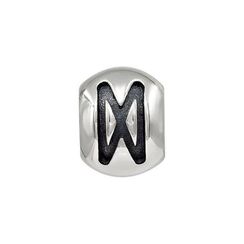 Шарм с руной Дагаз - подвеска из серебра 925 пробы скандинавский оберег