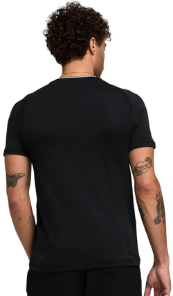 Мужская теннисная футболка Wilson Team Seamless Crew T-Shirt - черный