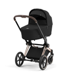 Детская коляска Cybex Priam IV 3 в 1 Sepia Black на шасси Rosegold