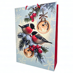 Пакет ламинированный 35*40см. "Новогодний. Милашки" 210гр/м2 (Центрум)