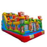 Коммерческий батут «Тигриная страна 2», 8х4х5 м без пандуса