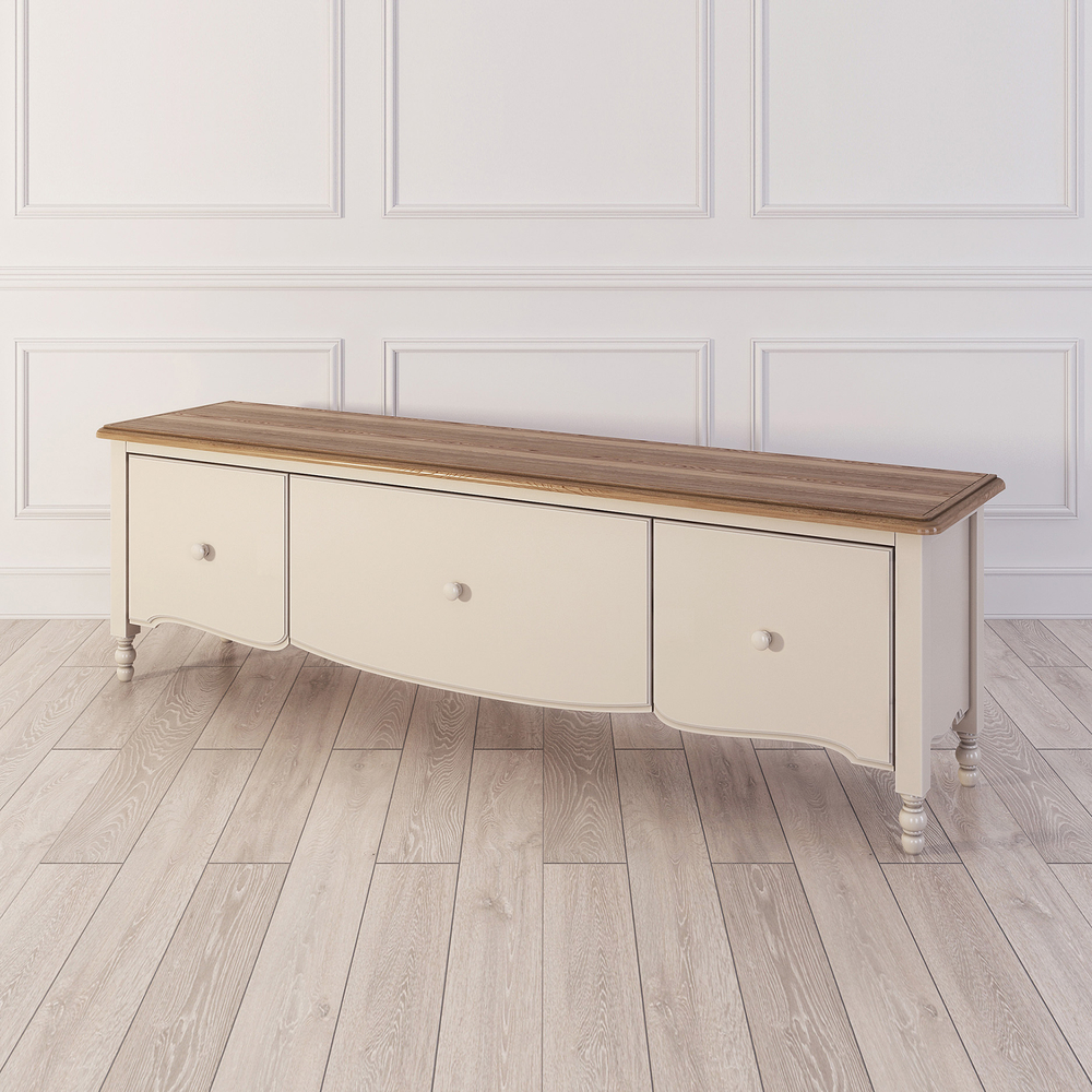 Тумба под ТВ с 3-я ящиками широкая Leblanc