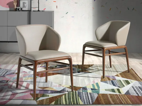 Стул CH16111 /4065 из экокожи цвета норки