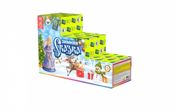 Батарея салютов Зимняя сказка (63/0,6;0,8;1;1,5) JF C1