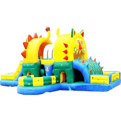 Коммерческий надувной батут "Котики" 12*6*4 м