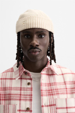 ZARA РУБАШКА ИЗ ФЛАНЕЛИ В КЛЕТКУ, КРАСНЫЙ