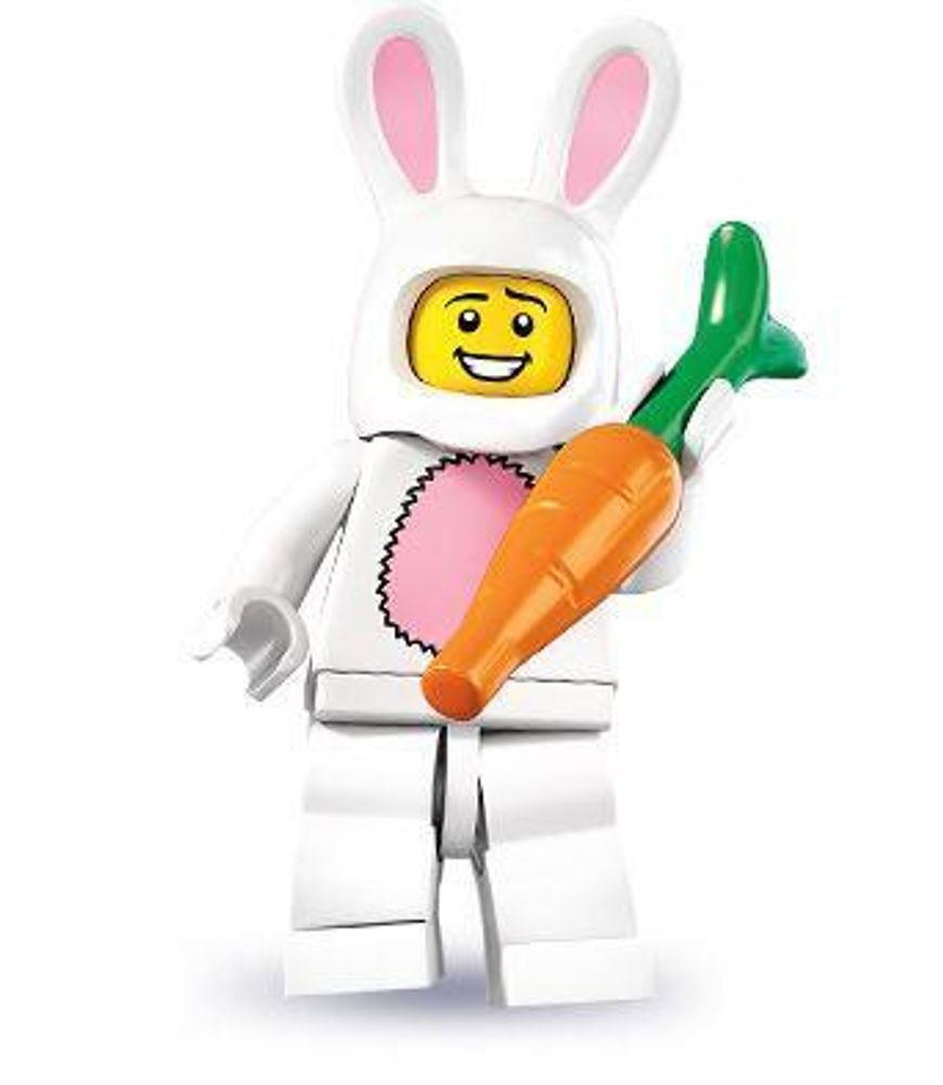 Минифигурка LEGO 8831 - 3 Костюм кролика