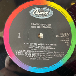 Винтажная виниловая пластинка LP Frank Sinatra, This Is Sinatra (Japan 1984) (Obi)