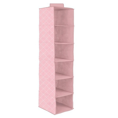 Кофр подвесной "Зефир" 6 секций, Д1200 Ш300 В300, розовый