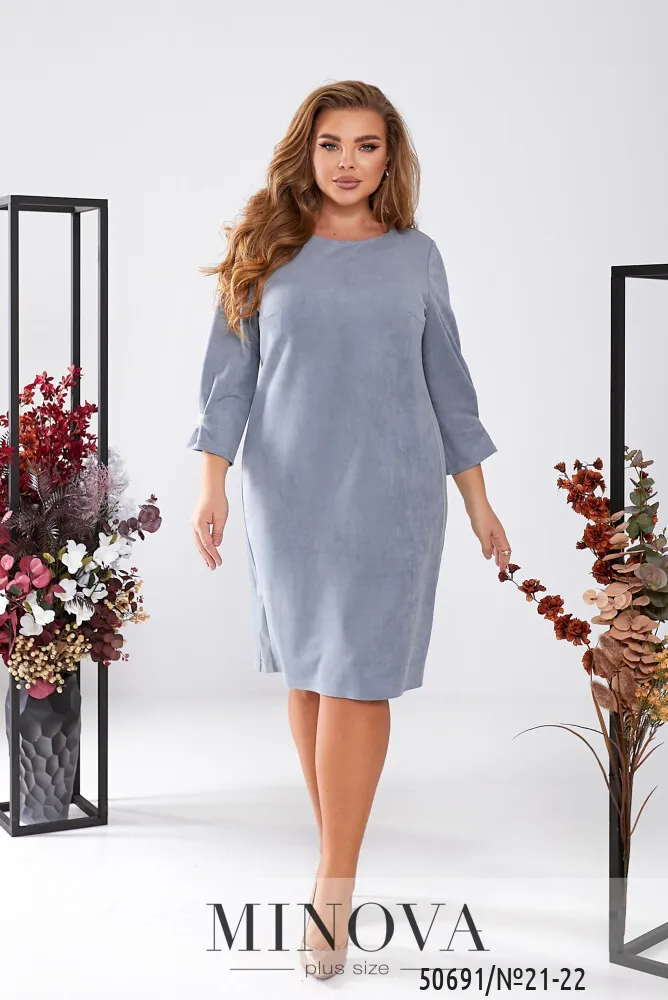 Платье 21-22-голубой Minova