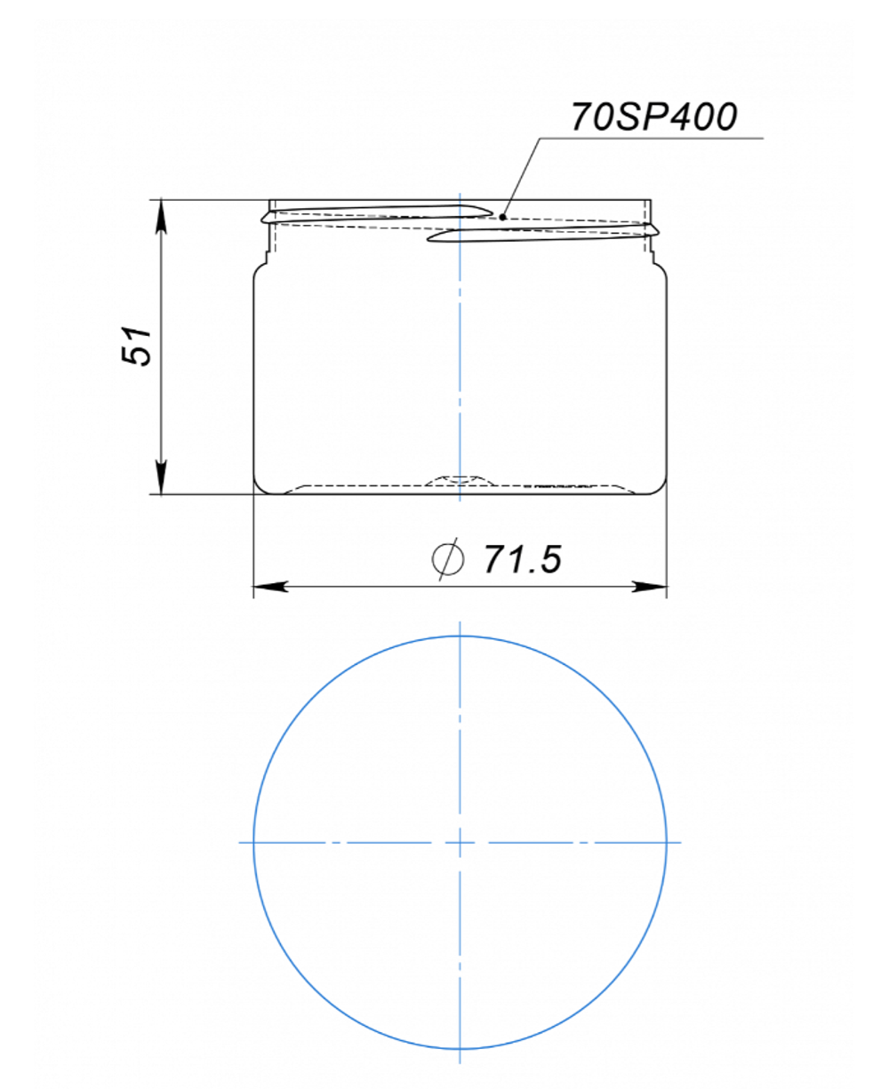 Банка 150 мл 70 мм ПЭТ от производителя «Тара-Гост»