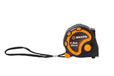 Рулетка ВИХРЬ 7,5м х 25мм