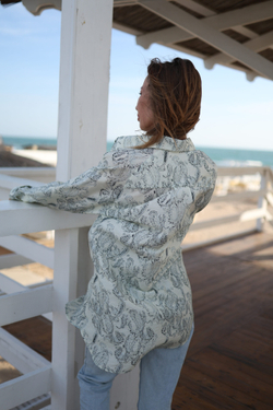 Рубашка реглан "Пейсли"