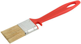 Кисть флейцевая "Крафт", натур.светлая щетина, пластиковая ручка с выемкой 35 мм 00842 КУРС