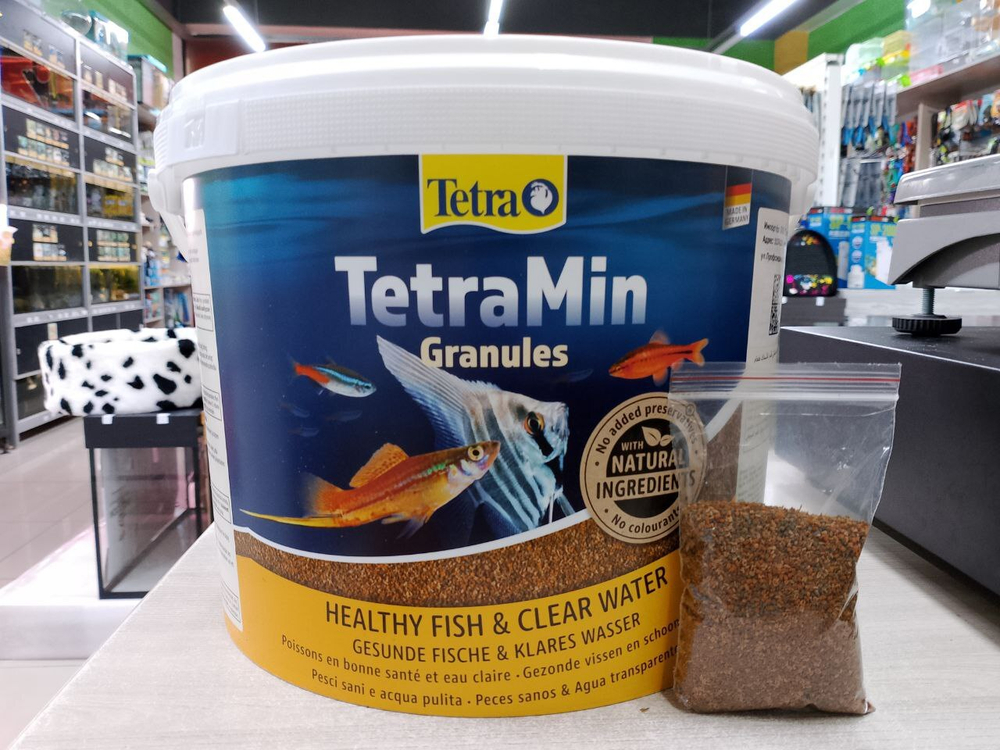 (Весовой) TETRA TetraMin Granules Корм для аквариумных рыб в гранулах, 50 г