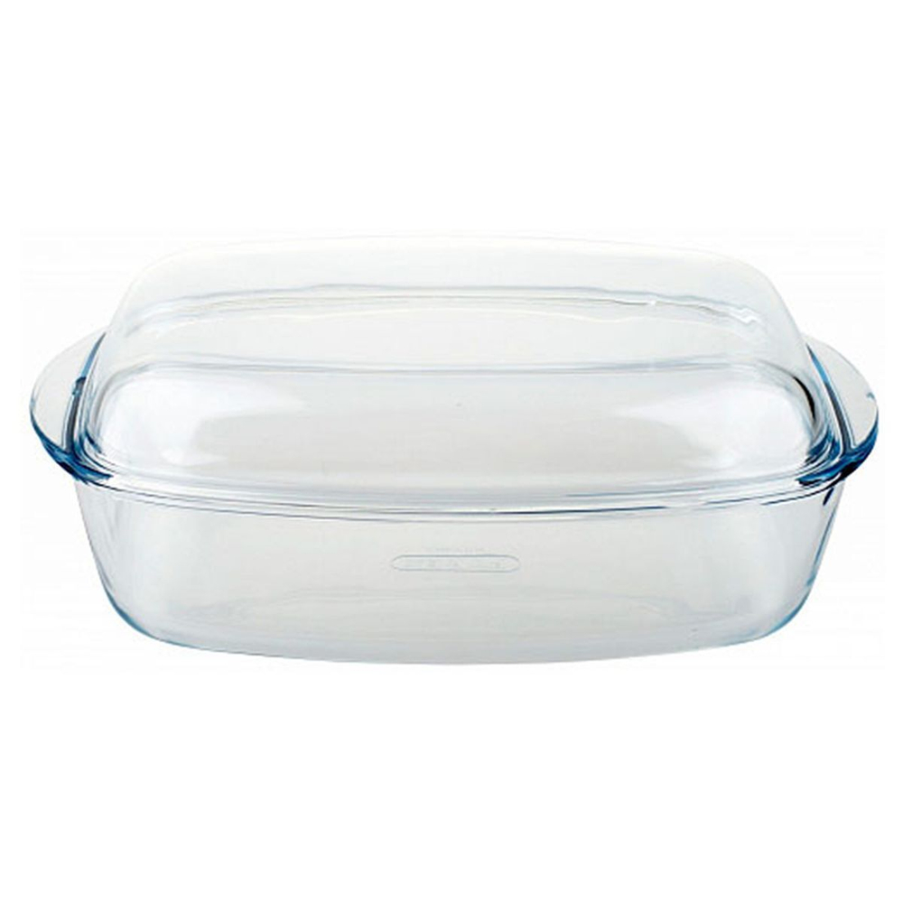 Форма для выпечки стекло, 22х37.5х11 см, 6.5 л, прямоуг, с крыш, Pyrex, 466AA