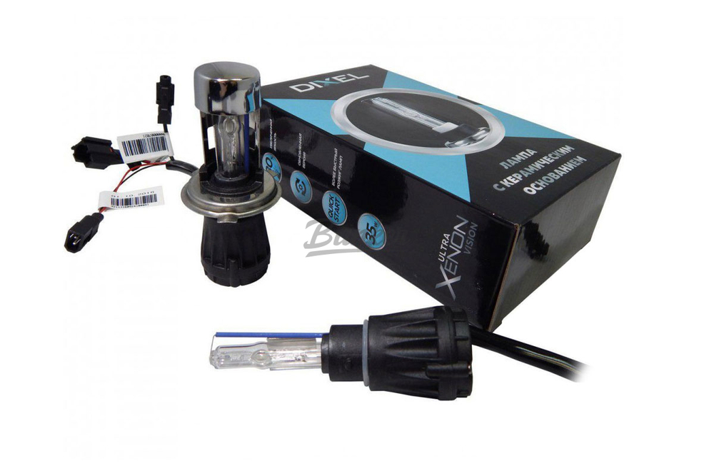 Лампа ксенон DIXEL UXV CERAMICK +30%; H4 HI/LO 2800K AC