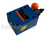 DBDH10G1X/315 - Предохранительный клапан прямого управления Ду10, давление регулировки до 315 бар, тип монтажа - резьбовой, элемент регулировки H = рукоятка