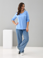 Лонгслив ЛНк-005/голубой