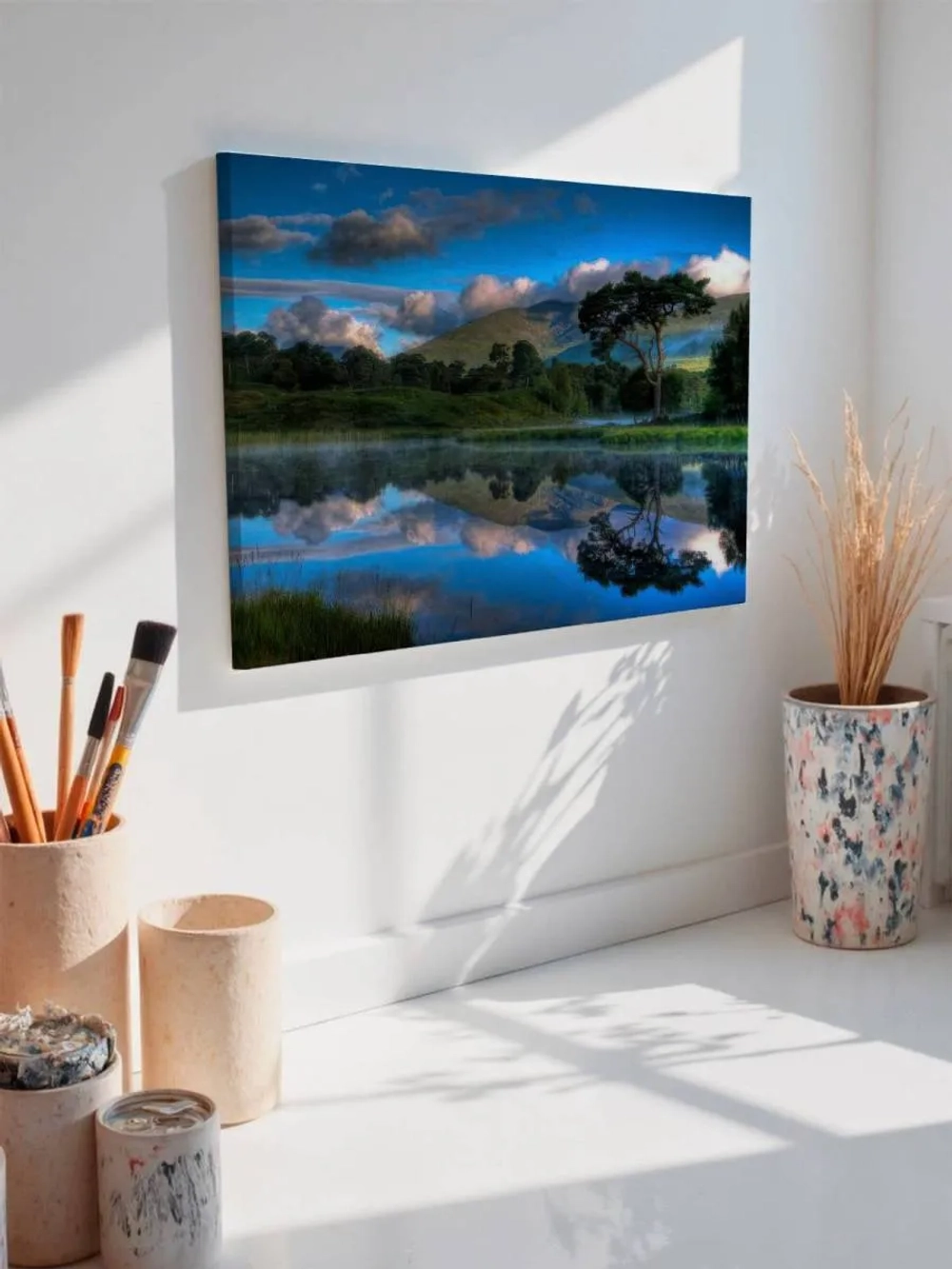 Картина на стену 40 X 50 Горное озеро