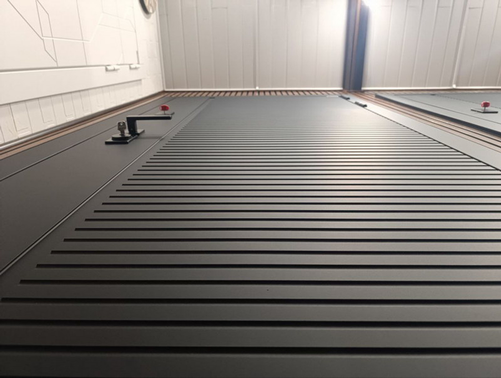 Стальная дверь "Агат" с зеркалом. Заказная модель.