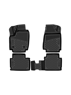 Коврики в салон для LADA (ВАЗ) Niva Legend 2021 - 4шт. (полиуретан) ELEMENT3DAN0456210K