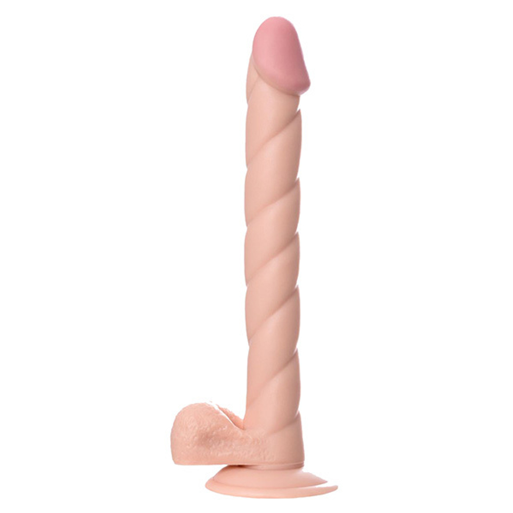 Длинный фаллоимитатор 31,5см с присоской ToyFa RealStick Nude 582014