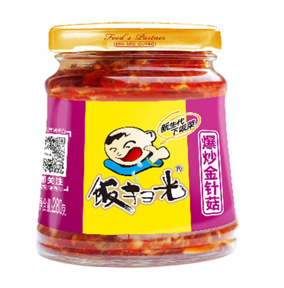 Грибы Эноки Fansaoguang в соусе, 280 г