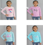 Лонгслив р.128 бирюзовый 675K-6/9