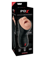 Мастурбатор-ротик с вибрацией глубокая глотка PDX ELITE Deep Throat Vibrating Stroker (Цвет: телесный с черным)