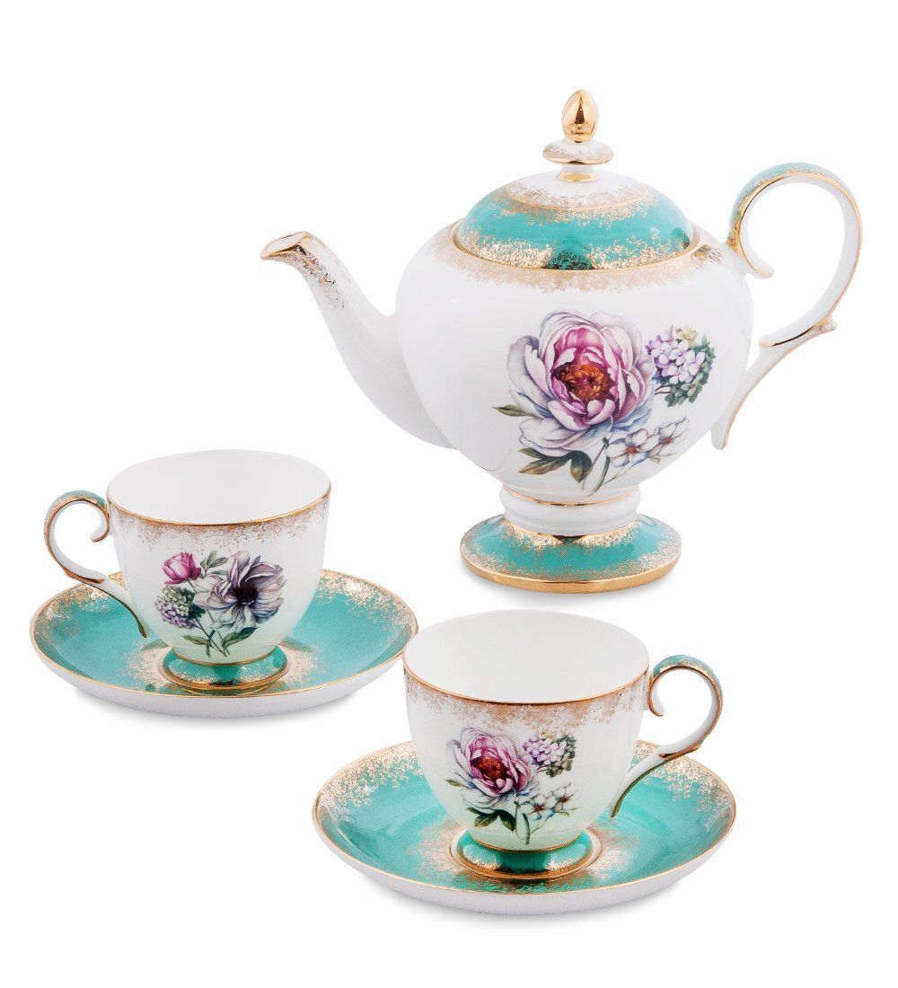 Pavone JK- 24 Чайный набор на 2 перс.«Цветок Неаполя»