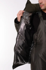 Зимний мужской костюм Onerus Фишер -45 (Таслан) Зеленый/Желтый