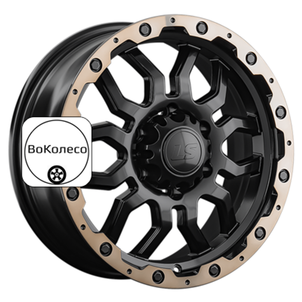 7,5x17/6x139,7 ET38 D67,1 1285 BKS+BZSL (конус, Колпак+лого) LS