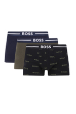 Трусики-боксеры 3шт. Trunk 3P Bold BOSS BLACK - черный(50508885)