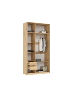 Шкаф для одежды 3 створки Браш Вайт 120х51х240