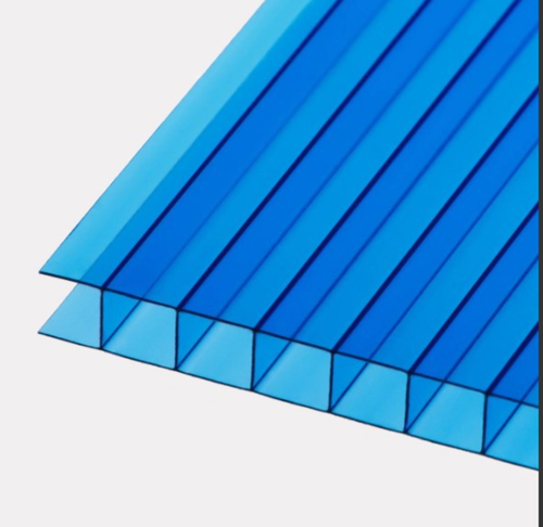 Поликарбонат синий UltraPlast 4мм (2100*12000) 0,55 плотность