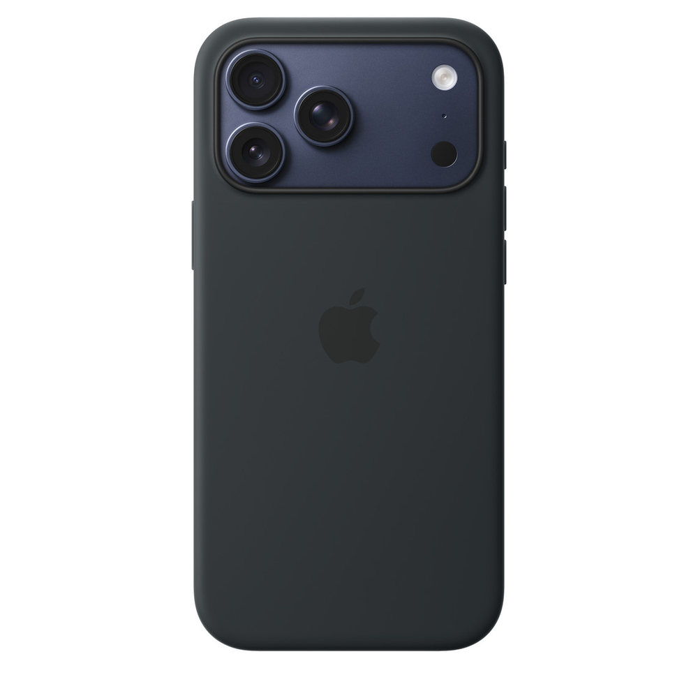 Чехол Apple Silicone Case с поддержкой MagSafe для iPhone 17 Pro Max, Black