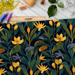 Ткань премиум габардин волшебный вечер