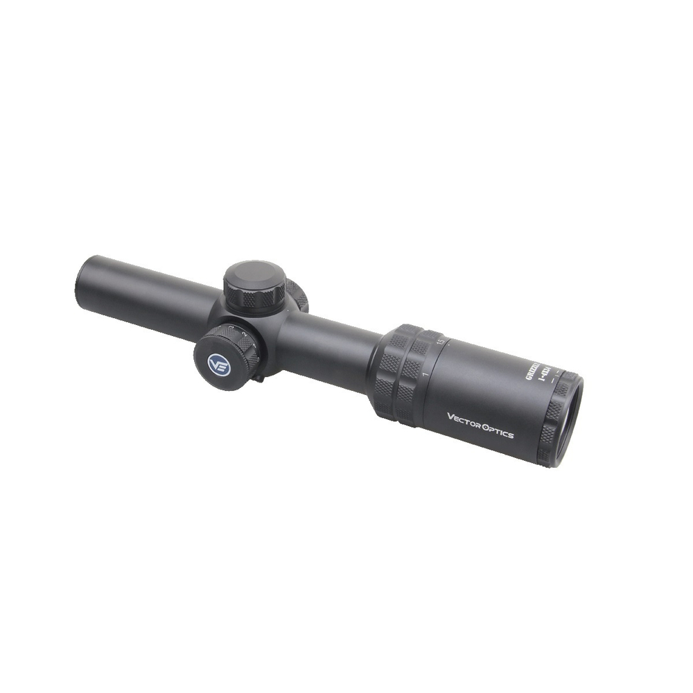 Прицел Grizzly 1-4x24, Vector Optics ( установка на Тигр, СВД, Вепрь 308 СОК-95 / Сетка German #1 / с подсветкой )