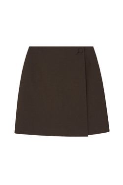 Юбка трапеция на запах