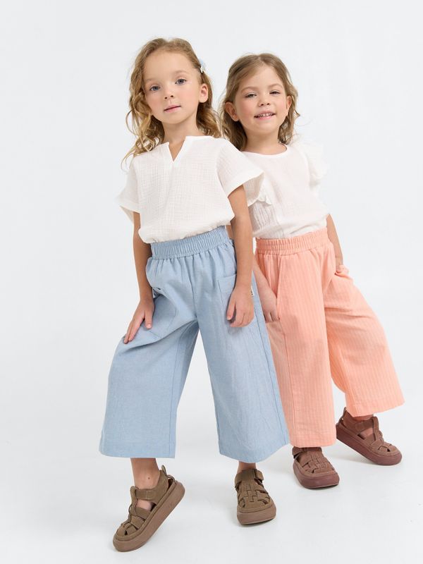 Брюки кюлоты хлопковые 