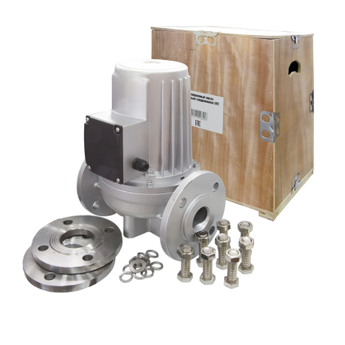 Насос циркуляционный VRT VR.F.1.50-12 с фланцевым соед (220В,0.55кВт,12м,12 куб/ч,кабель,с фланцами)