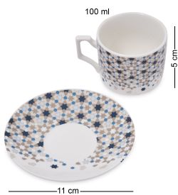 GAEM Art MUG-435/2 Набор из 6 чайных пар