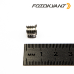 Универсальный адаптер Fotokvant FLH-01-ST 1/4–3/8 дюйма из нержавейки