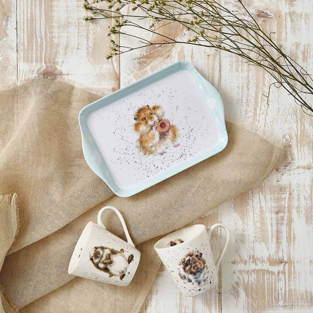 Royal Worcester Wrendale Designs Набор из 2 кружек 180 мл с подносом для диетических стартов