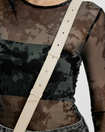 Ремень 1003 молочный