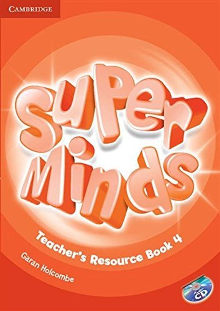 Super Minds Level 4 Teacher&#39;s Resource Book with Audio CD