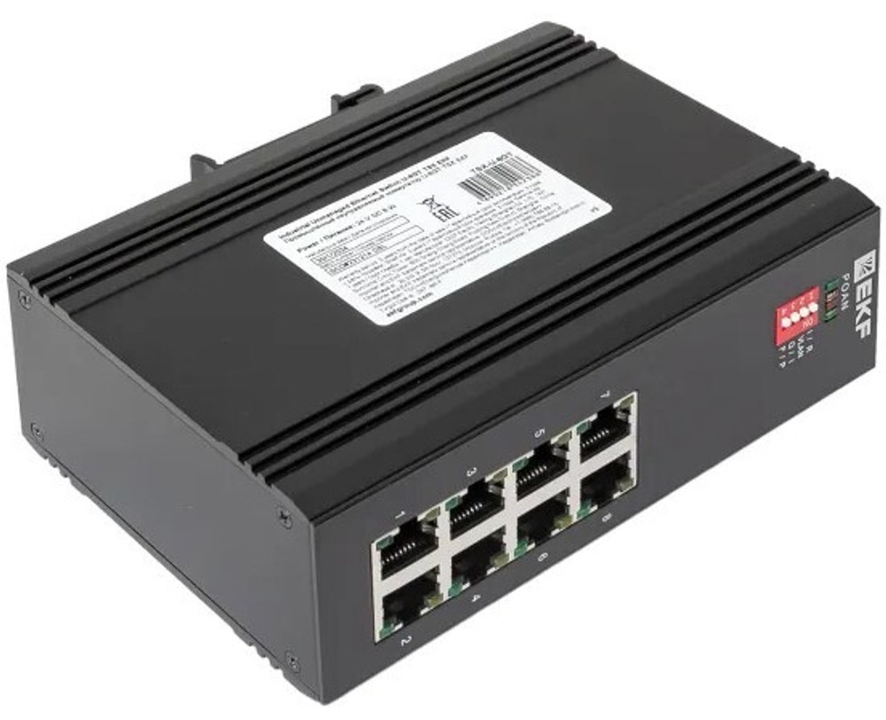 Коммутатор промышленный неуправляемый EKF TSX-U-8GTP