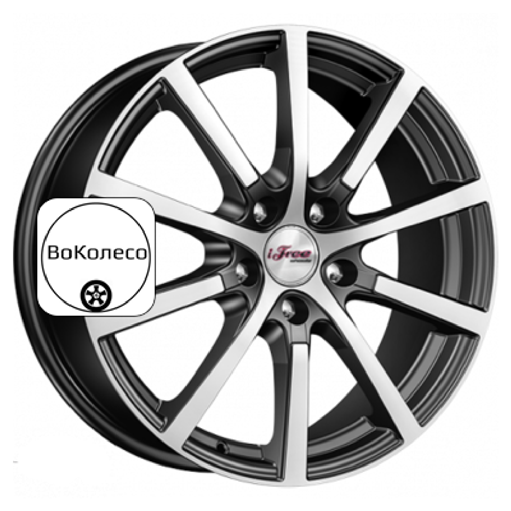 7x17/5x114,3 ET40 D66,1 Big Byz (КС680) Блэк Джек iFree